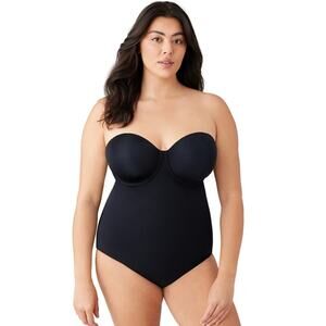 NWT Wacoal Red Carpet Strapless Shaping Body Briefer Black 38C